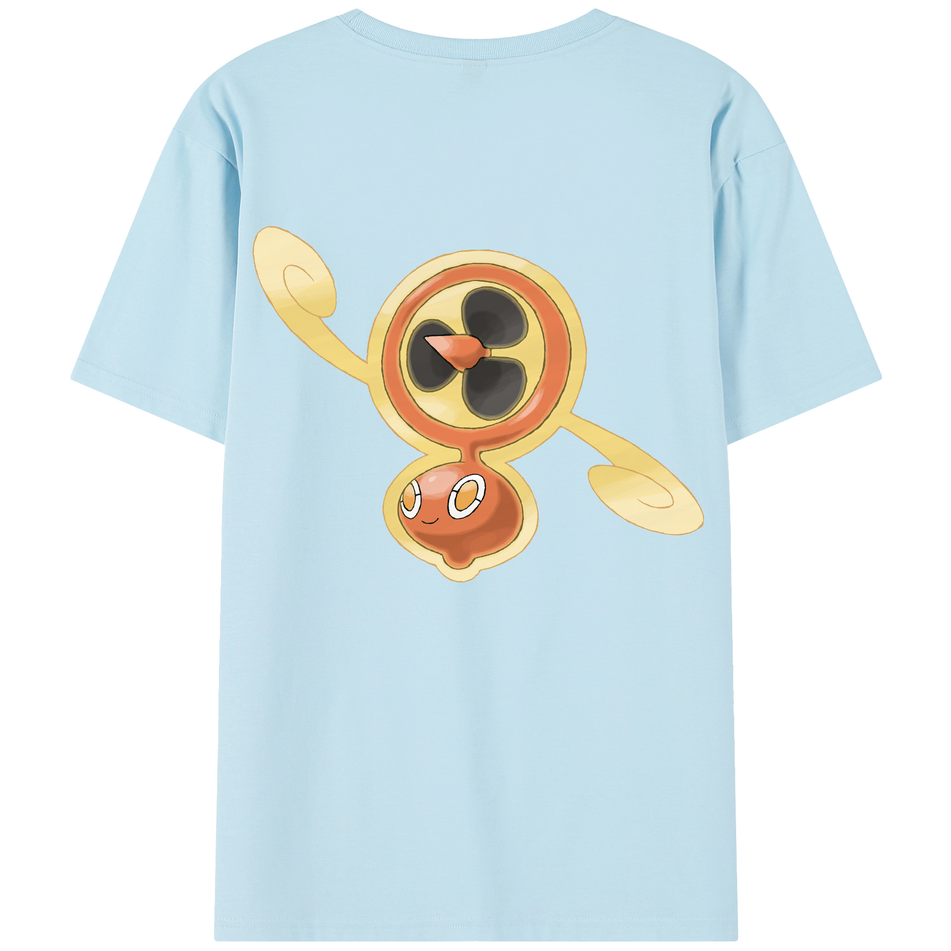（画像用） ポケットモンスター Pokémon 綿100％半袖Tシャツ（背面プリント）